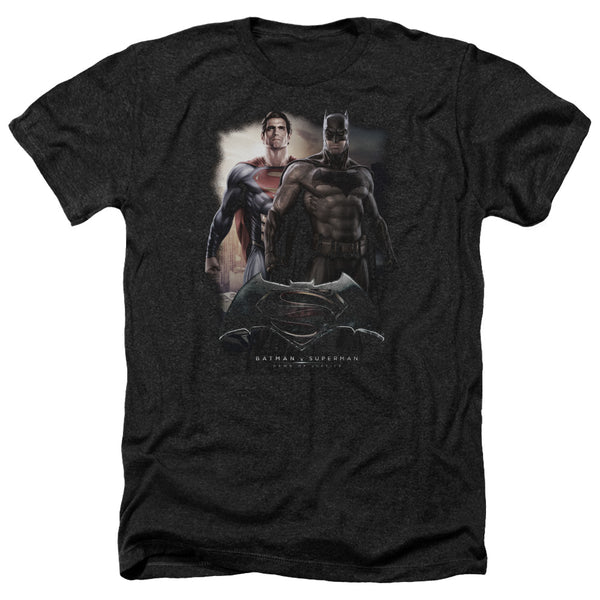 Batman Vs Superman - Dawn Adult Regular Fit Heather Short Sleeve