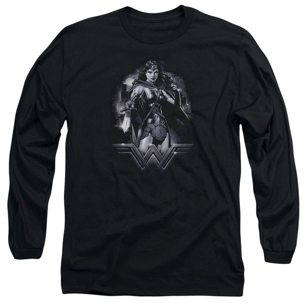 Batman Vs Superman - Rainy Night Adult Long Sleeve