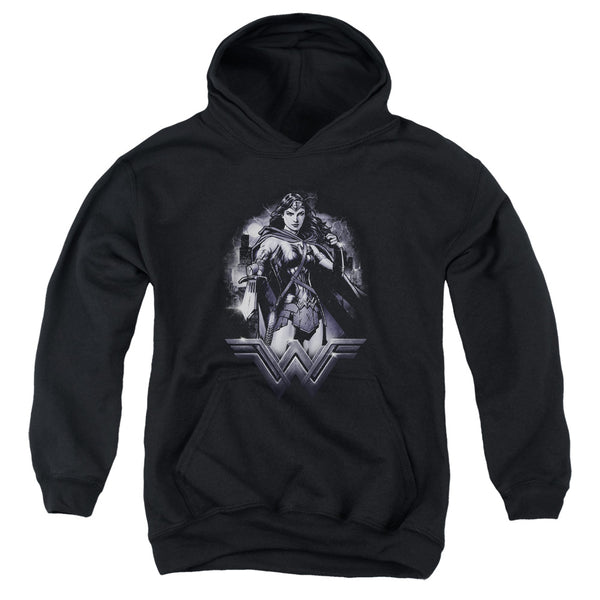 Batman Vs Superman - Rainy Night Youth Hooded Sweatshirt