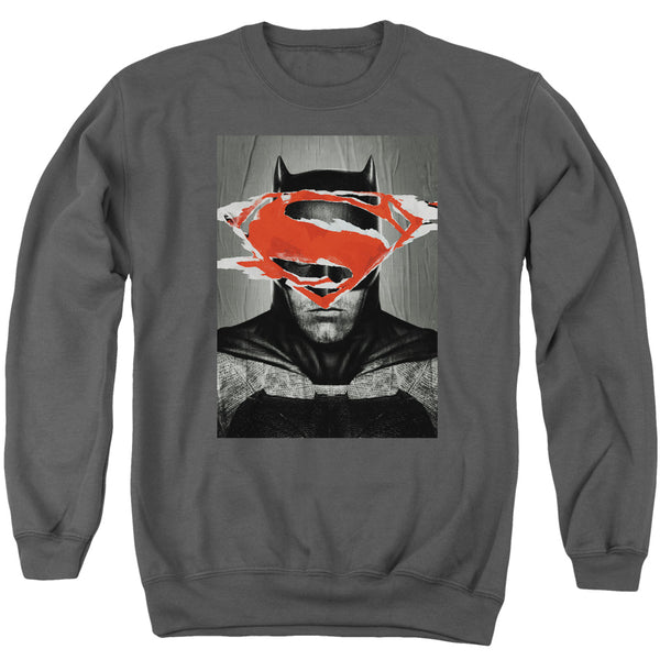 Batman Vs Superman - Batman Poster Adult Crewneck Sweatshirt