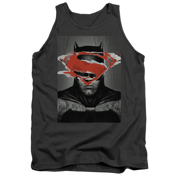 Batman Vs Superman - Batman Poster Adult Tank Top