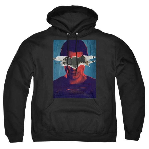 Batman Vs Superman - Superman Poster Adult Pullover Hoodie