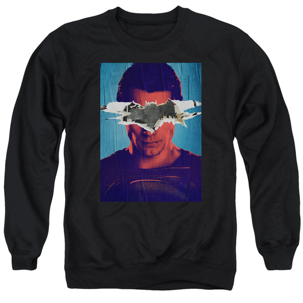 Batman Vs Superman - Superman Poster Adult Crewneck Sweatshirt