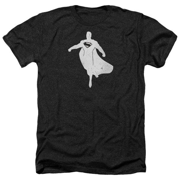 Batman V Superman - Superman Silhouette Adult Regular Fit Heather Short Sleeve