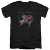 Batman V Superman - Lightning Fight Adult Slim Fit V Neck Cotton
