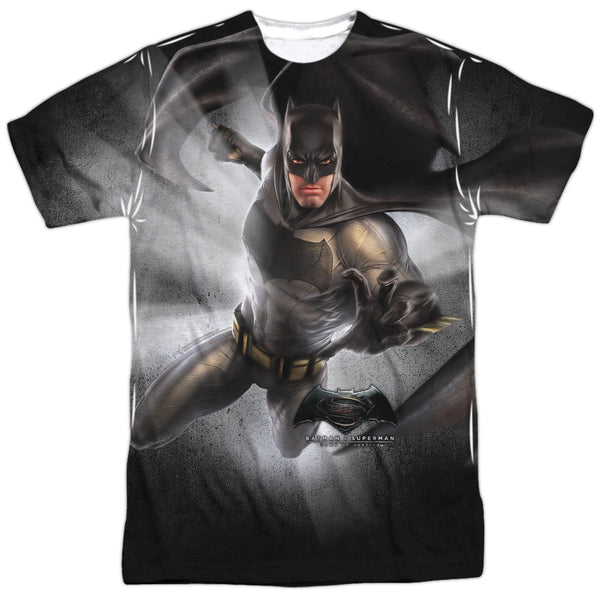 Batman Vs Superman - Batman Light Adult Regular Fit Short Sleeve 100% Poly