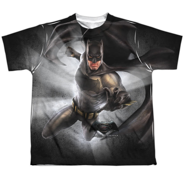 Batman Vs Superman - Batman Light Youth Short Sleeve 100% Poly