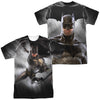 Batman Vs Superman - Batman Light (Front - Back Print) Adult Regular Fit Short Sleeve 100% Poly