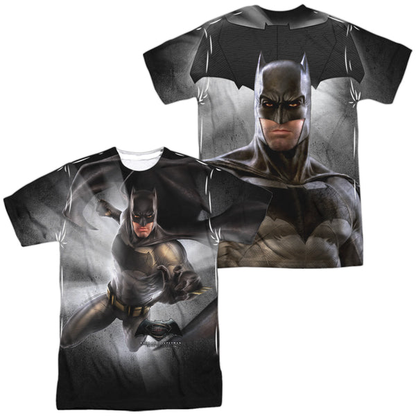 Batman Vs Superman - Batman Light (Front - Back Print) Adult Regular Fit Short Sleeve 100% Poly