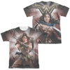 Batman V Superman - Wonder Woman Light (Front - Back Print) Adult Regular Fit Short Sleeve 65 - 35 Poly - Cotton