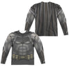 Batman V Superman - Batman Uniform (Front - Back Print) L - S Adult Poly Crew