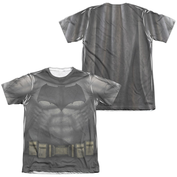 Batman V Superman - Batman Uniform (Front - Back Print) Adult Regular Fit Short Sleeve 65 - 35 Poly - Cotton