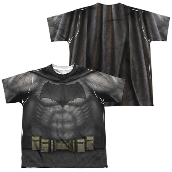 Batman V Superman - Batman Uniform (Front - Back Print) Youth Short Sleeve 100% Poly