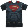 Batman V Superman - Superman Uniform Adult Regular Fit Short Sleeve 100% Poly