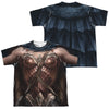 Batman V Superman - Wonder Woman Uniform (Front - Back Print) Youth Short Sleeve 100% Poly