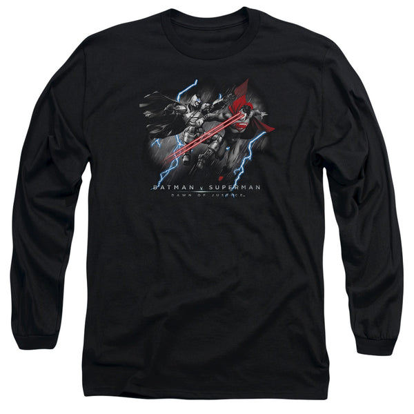 Batman V Superman - Lightniing V Heat Vision Adult Long Sleeve