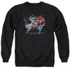 Batman V Superman - Lightniing V Heat Vision Adult Crewneck Sweatshirt
