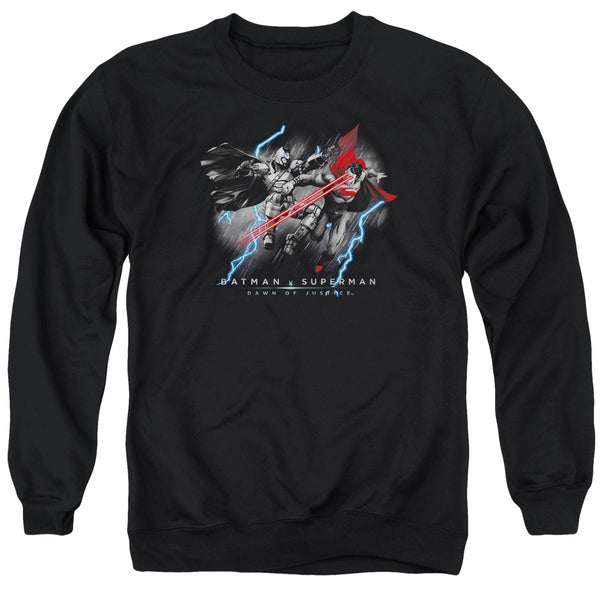 Batman V Superman - Lightniing V Heat Vision Adult Crewneck Sweatshirt