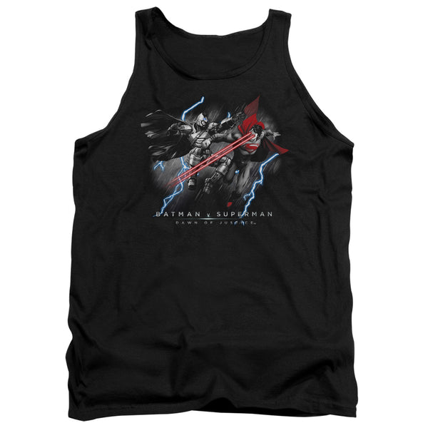 Batman V Superman - Lightniing V Heat Vision Adult Tank Top