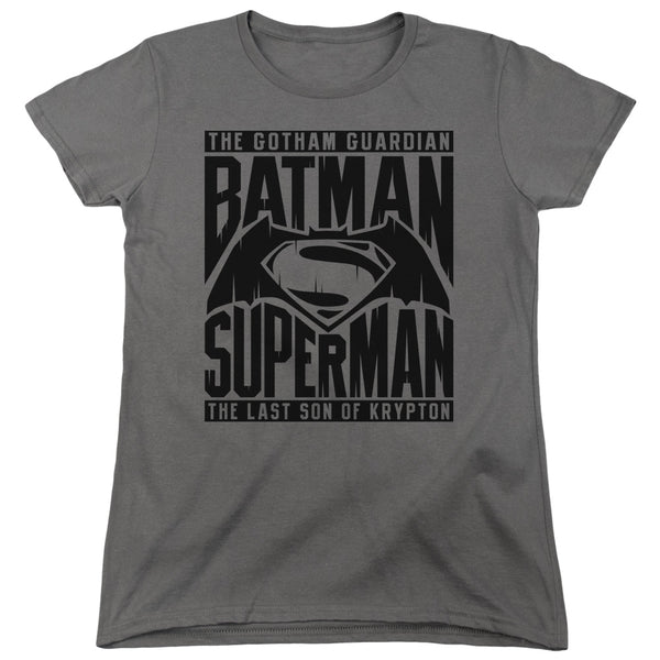 Batman V Superman - Title Fight Women's Short Sleeve