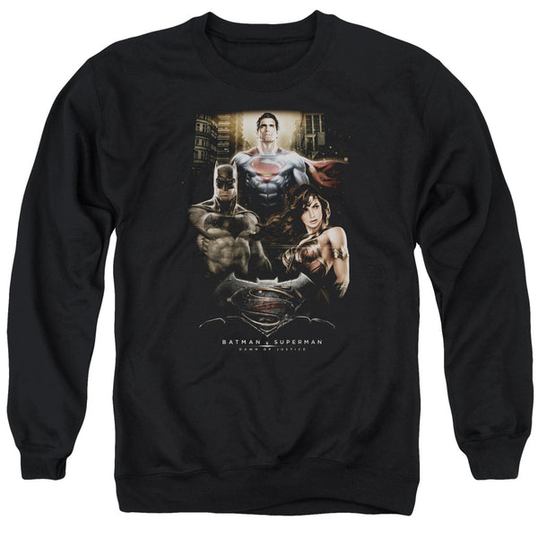 Batman V Superman - Thre Three Adult Crewneck Sweatshirt