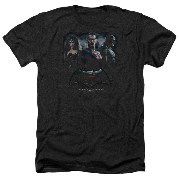 Batman V Superman - The Crew Adult Regular Fit Heather Short Sleeve