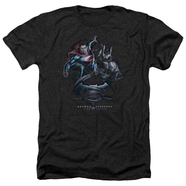 Batman V Superman - Team Up Adult Regular Fit Heather Short Sleeve