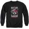 Batman V Superman - False God Or Savior Adult Crewneck Sweatshirt