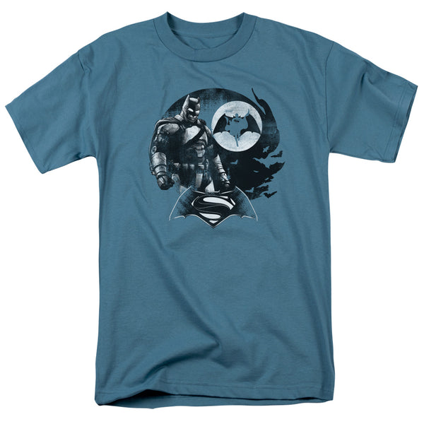 Batman V Superman - Waiting And Protecting Adult Regular Fit Short Sleeve