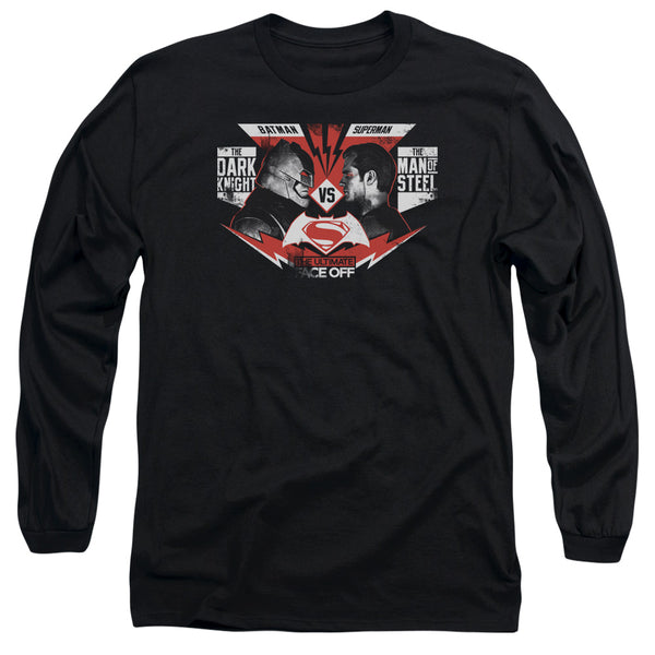 Batman V Superman - Ultimate Face Off Adult Long Sleeve