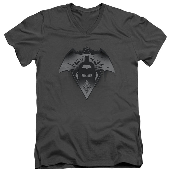 Batman V Superman - Fear Adult Slim Fit V Neck Cotton