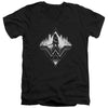 Batman V Superman - City Warrior Adult Slim Fit V Neck Cotton