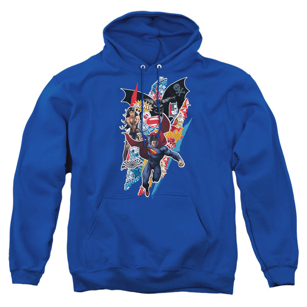Batman V Superman - Ripped Trio Adult Pullover Hoodie