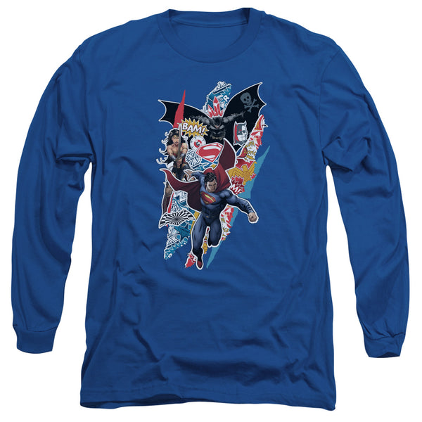 Batman V Superman - Ripped Trio Adult Long Sleeve