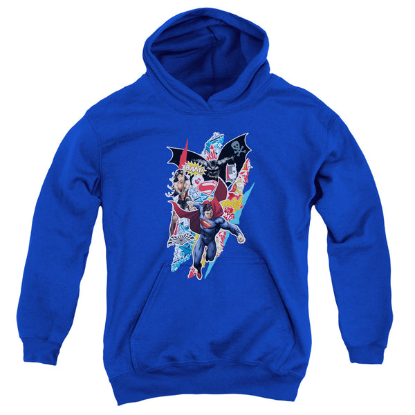 Batman V Superman - Ripped Trio Youth Hooded Sweatshirt
