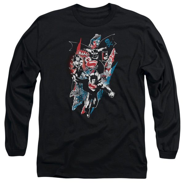 Batman V Superman - Ripped Trio 2 Adult Long Sleeve