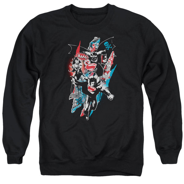 Batman V Superman - Ripped Trio 2 Adult Crewneck Sweatshirt