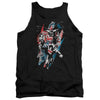 Batman V Superman - Ripped Trio 2 Adult Tank Top