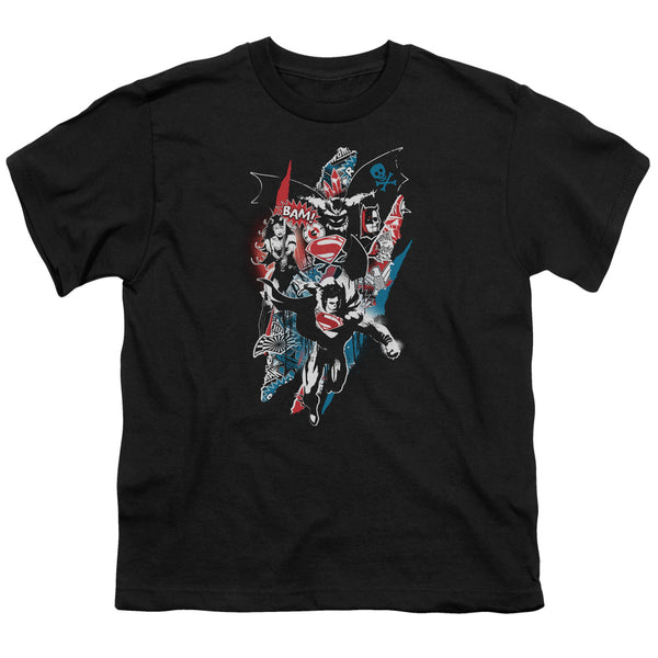 Batman V Superman - Ripped Trio 2 Youth Short Sleeve