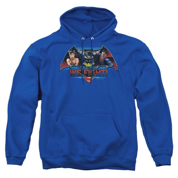 Batman V Superman - Together We Fight Adult Pullover Hoodie