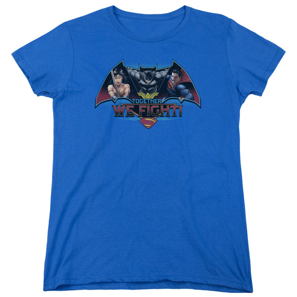 Batman V Superman - Together We Fight Women's Short Sleeve