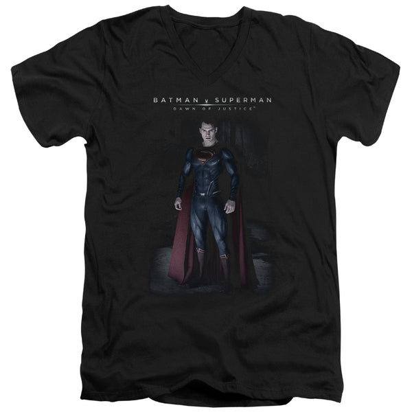 Batman V Superman - Stand Tall Adult Slim Fit V Neck Cotton