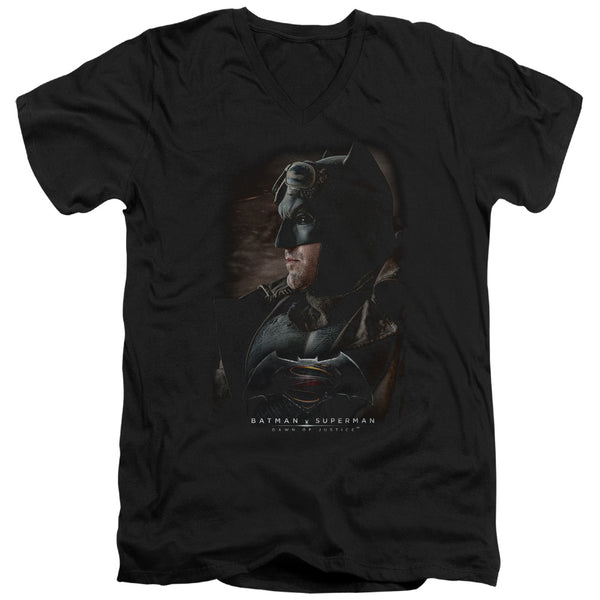 Batman V Superman - Desert Gear Adult Slim Fit V Neck Cotton