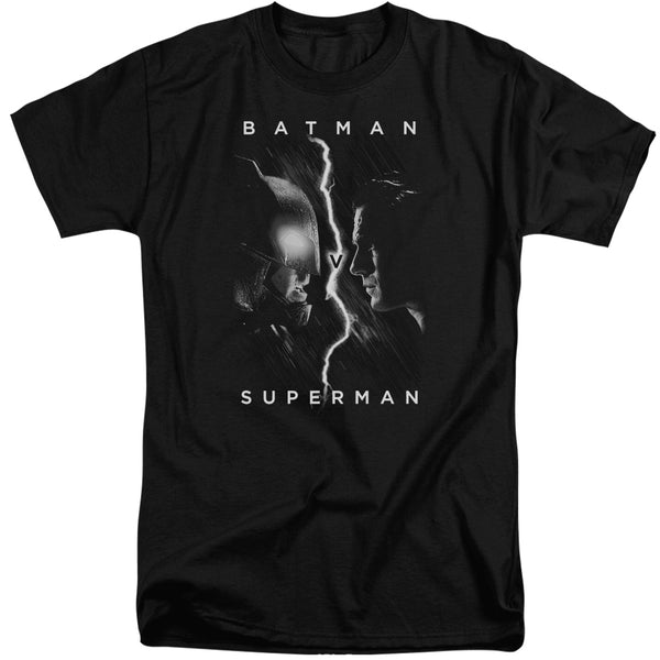Batman V Superman - Face To Face Adult Tall Fit Short Sleeve