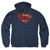 Batman V Superman - Superman Costume Shield Adult Pullover Hoodie