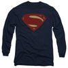 Batman V Superman - Superman Costume Shield Adult Long Sleeve
