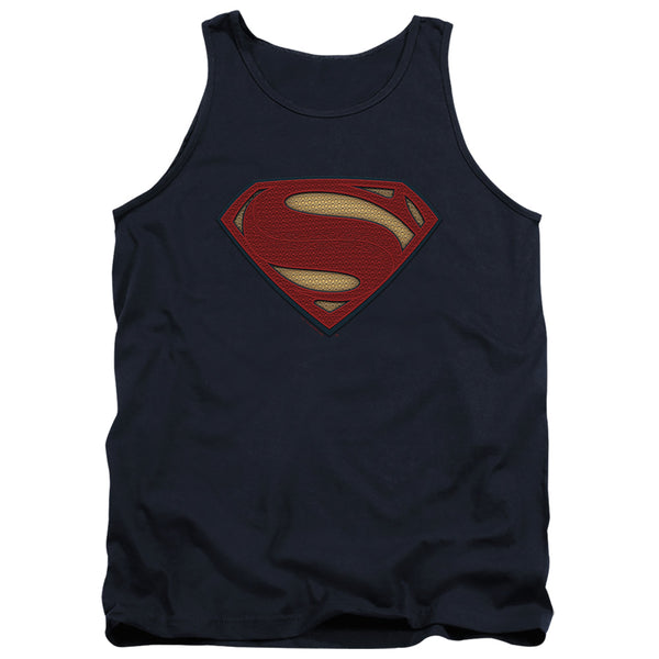 Batman V Superman - Superman Costume Shield Adult Tank Top