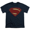 Batman V Superman - Superman Costume Shield Youth Short Sleeve