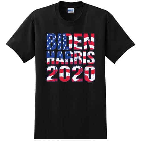 Biden Harris 2020 US Flag T-Shirt