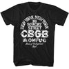 Cbgb Logo And Address- S/S Tshirt